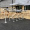 8 space Chelsea shelter and toastrack cycle racks