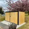 10 Space Amazon Eco Shelter Eco Shelter with timber cladding
