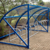 blue 20 space original cycle shelter