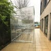 20 Space Two Tier Oxford Shelter installed externally