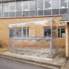 20 Space Two Tier Oxford Shelter installed externally