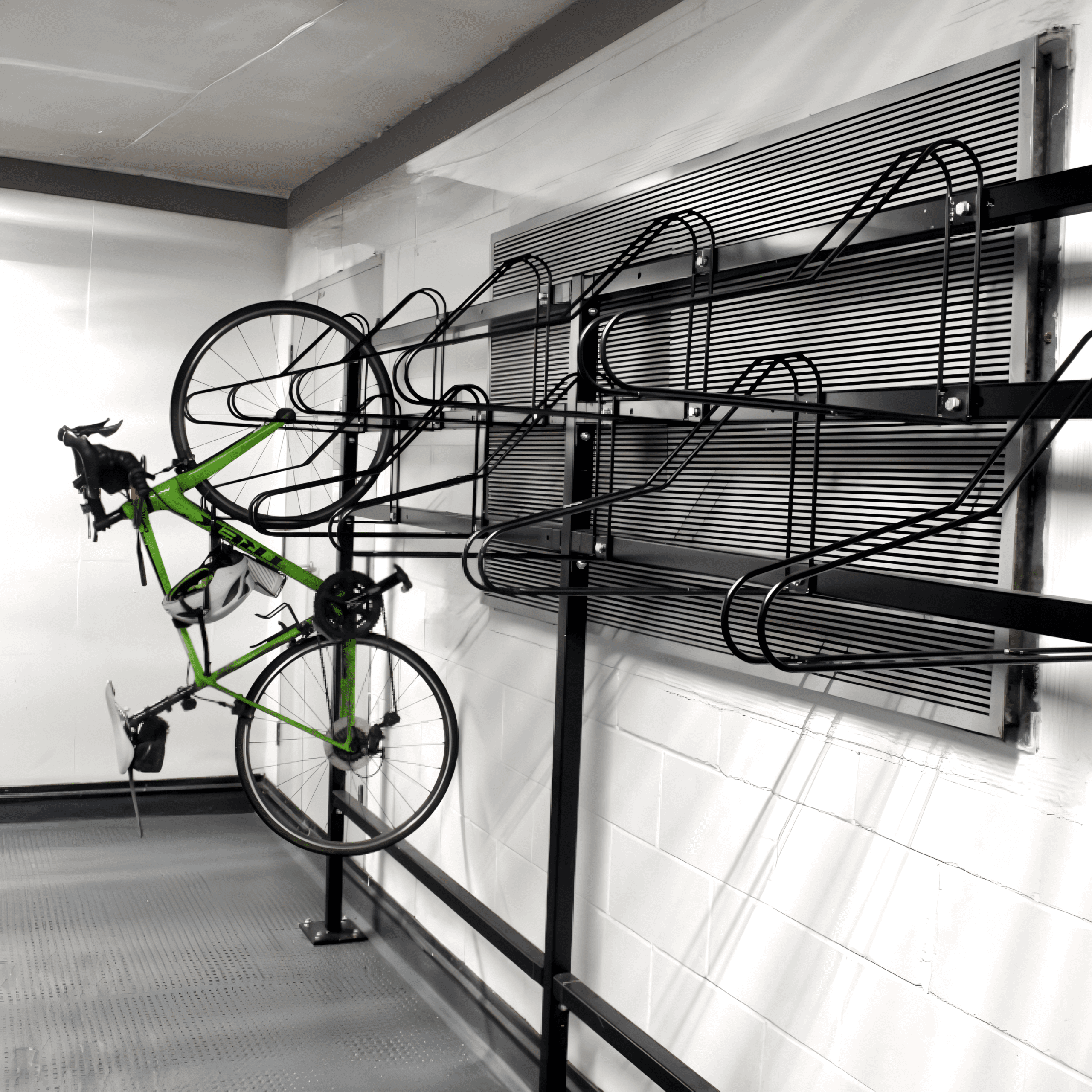 Free Standing Vertical Cycle Rack