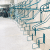 Powdercoated Solo Vertical Bike Rack