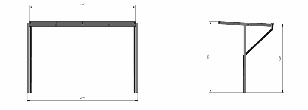 Binfield Cycle Shelter drawing