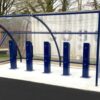 5 space e-bike cycle shelter