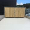 6-8 Space Amazon Eco Cycle Shelter installed externally