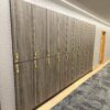 Camden locker with wood effect doors