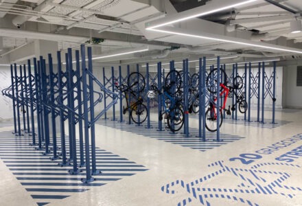 Creating memorable internal tenant bike stores