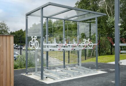 Introducing the Lincoln Two-Tier Cycle Shelter: Modern, Secure, and Expandable