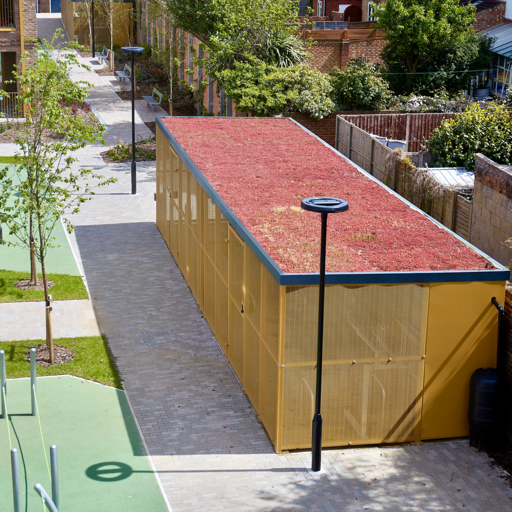 Dartmoor Sedum Roof Cycle Shelter