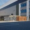 Valor Park Habitat Panel Shelter installed externally in a commercial setting