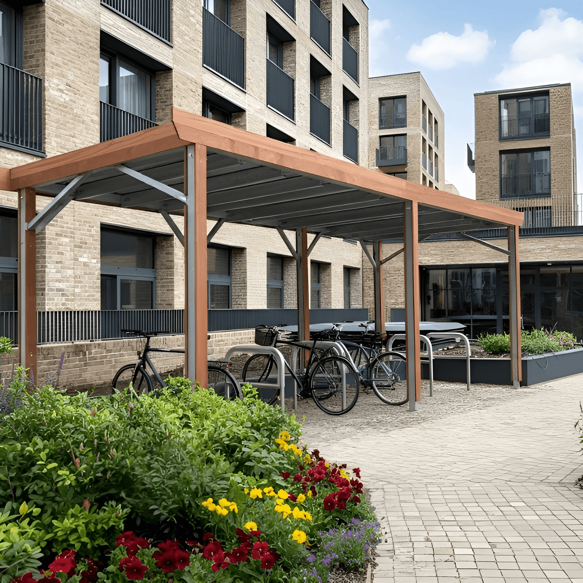 Premium Timber-Clad Cycle Shelter