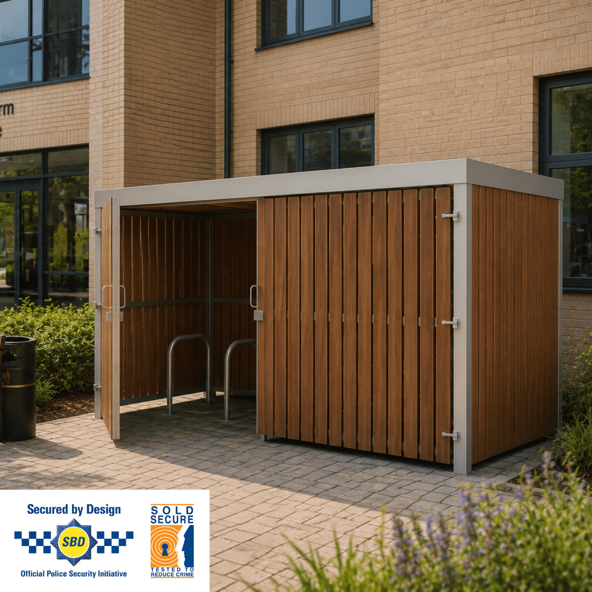 Secured by Design Impregnable Bike Shelter