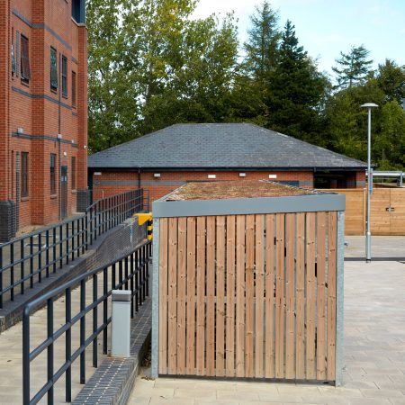 40 Space Amazon Eco Bike Shelter with Sedum Roofing