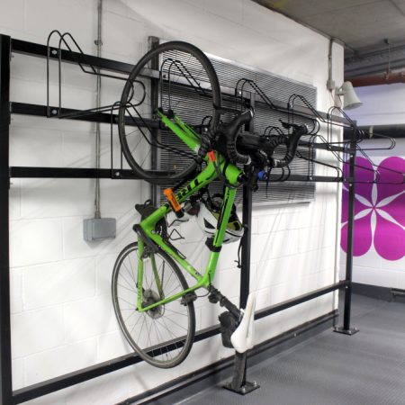 Semi Vertical Cycle Rack - The Bike Storage Company