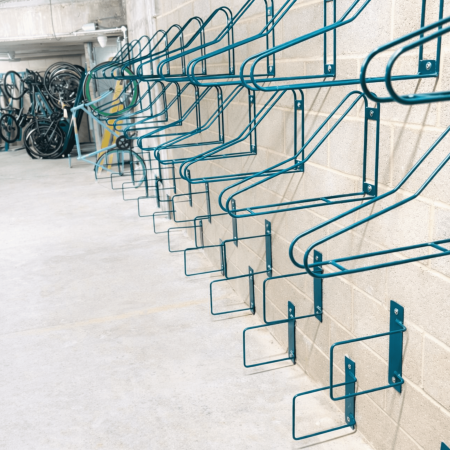 Powdercoated Solo Vertical Bike Rack