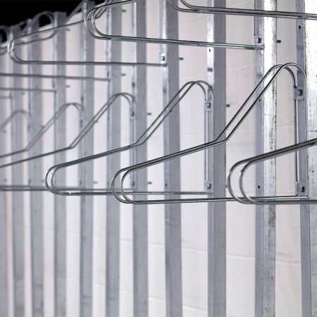 Galvanised steel Solo Vertical Bike Rack