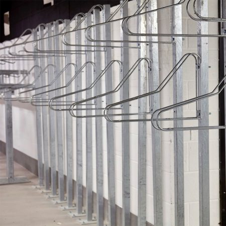 Galvanised steel Solo Vertical Bike Rack