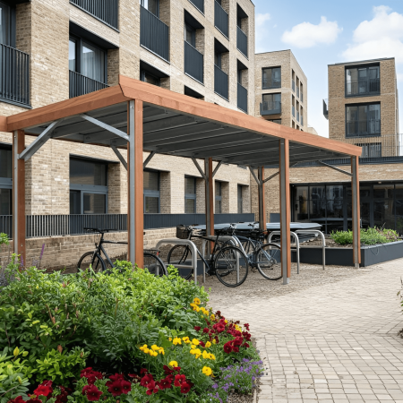 Windsor Cycle Shelter 1